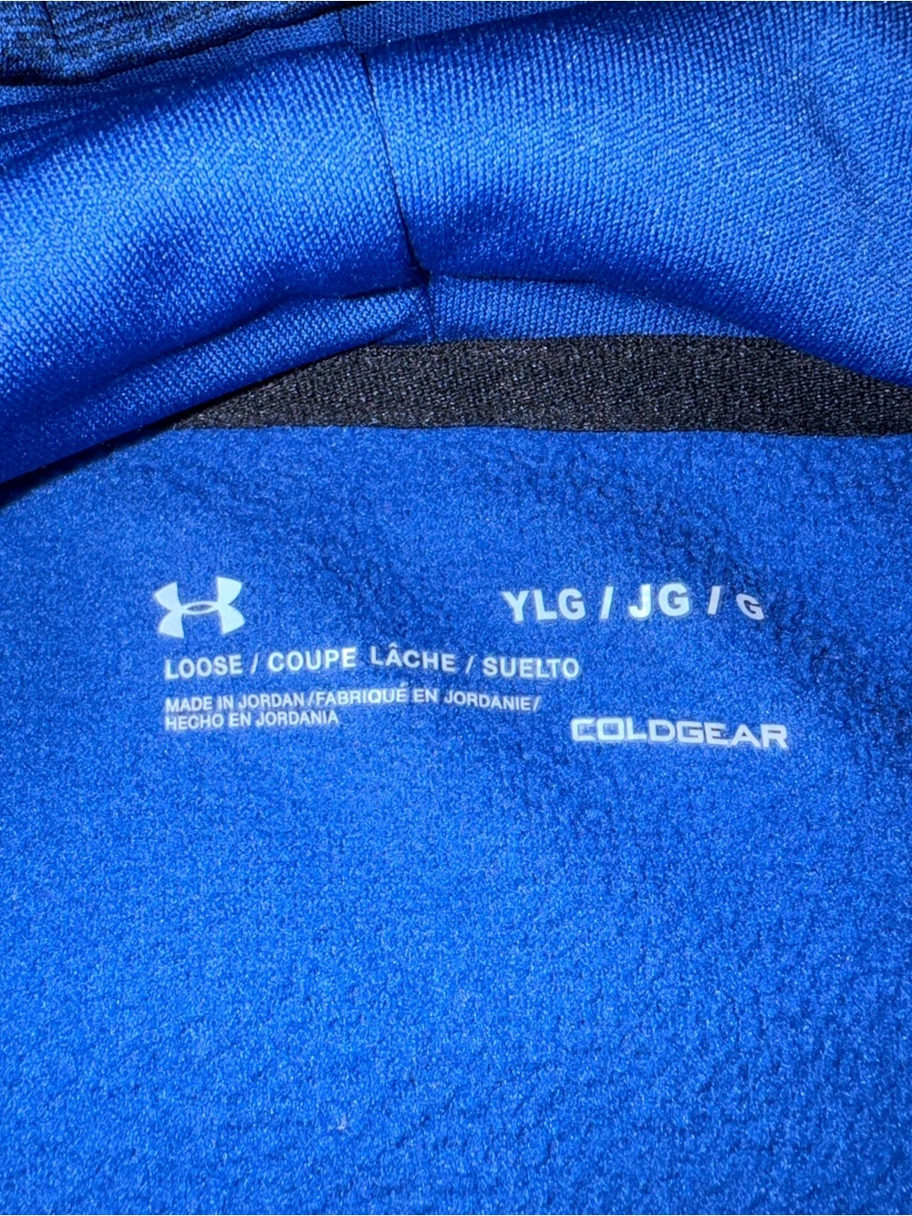 Under Armour Kids Blue and Black Hoodie and Sweatshirt Bundle Size Youth Large - Picture 8 of 9